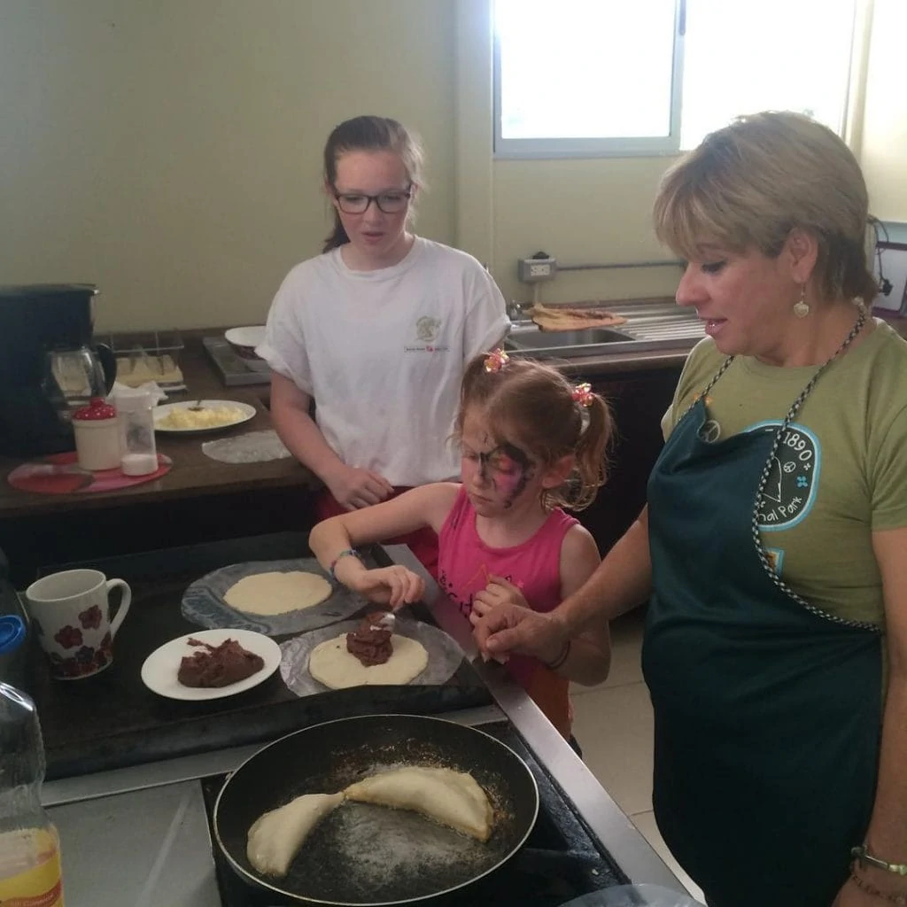 We had so much fun getting to know the teacher in our Costa Rica cooking class! 
