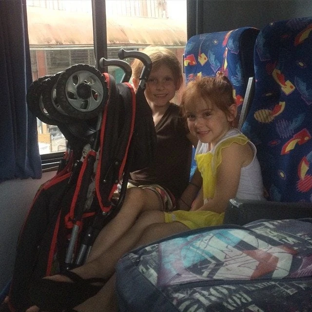 girls on bus
