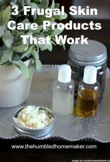 Replacing your skin care products with ones you make on your own can be an easy switch!