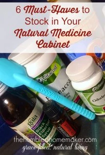 Cold and flu season will soon be here. Here are six must-haves that I keep stocked in my natural medicine cabinet!