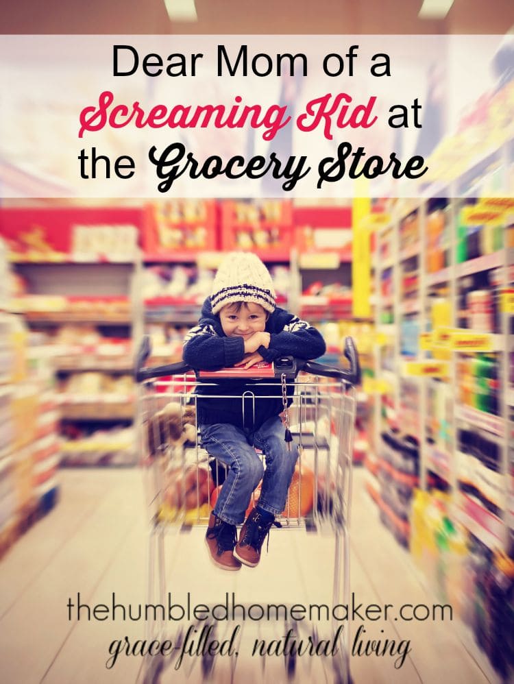My days with screaming toddlers were not that long ago, and I want you mamas still there to feel encouraged. Because, Mama--you who feels like she's not cut out for motherhood and at her wit's end day in and day out--you need to know there is grace for you.  