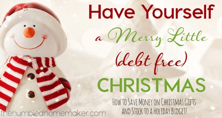 Learn how to save money on Christmas gifts and stick to a holiday budget so you can have yourself a Merry Little Debt-Free Christmas.