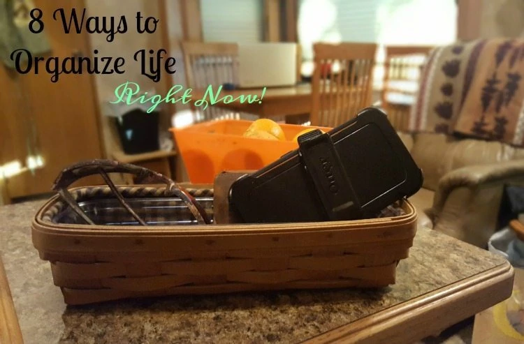 Need to bring some order to your house? Here are 8 ways to get organized right now!