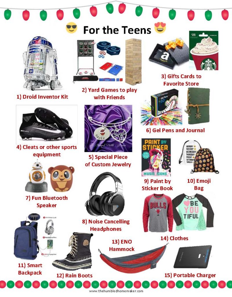 Best Christmas Gifts for the teens