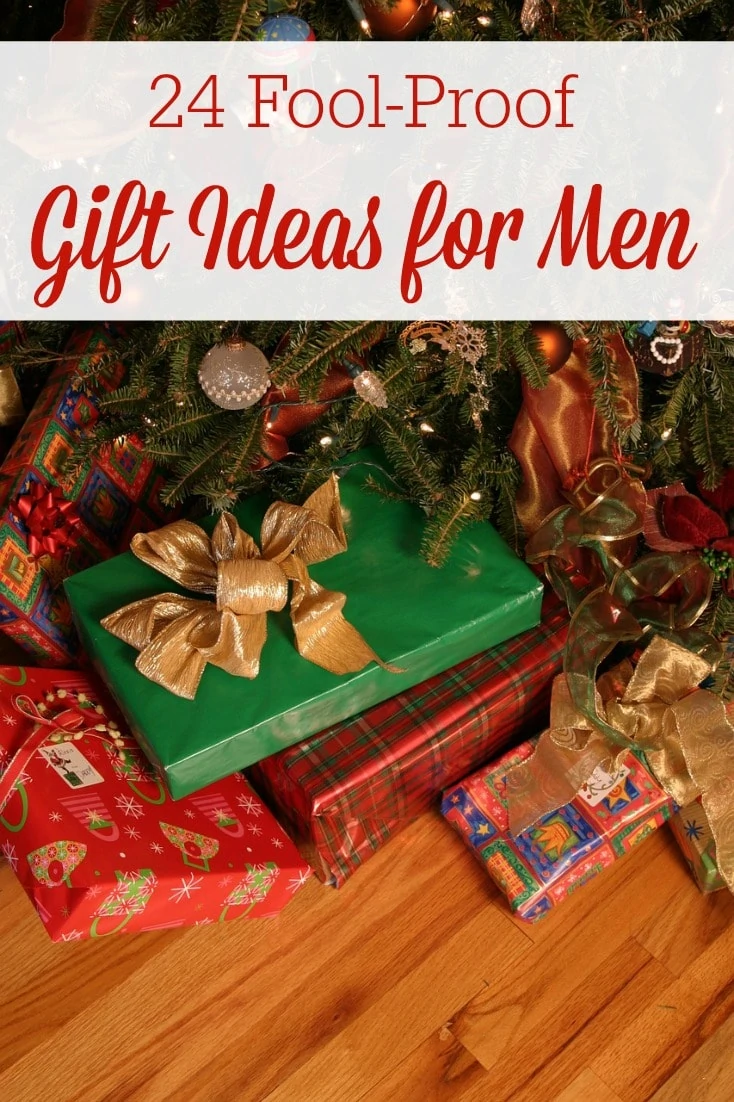 Gift Ideas for Men: Men are usually the hardest people to buy for, or at least it seems that way to me. We hope these 24 fool-proof gift ideas for men will help take away decision fatigue and stress over what to get your man this year! 