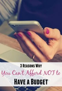 Think you can’t live on a budget? Think again! Check out these 3 reasons why you can’t afford NOT to live on a budget!