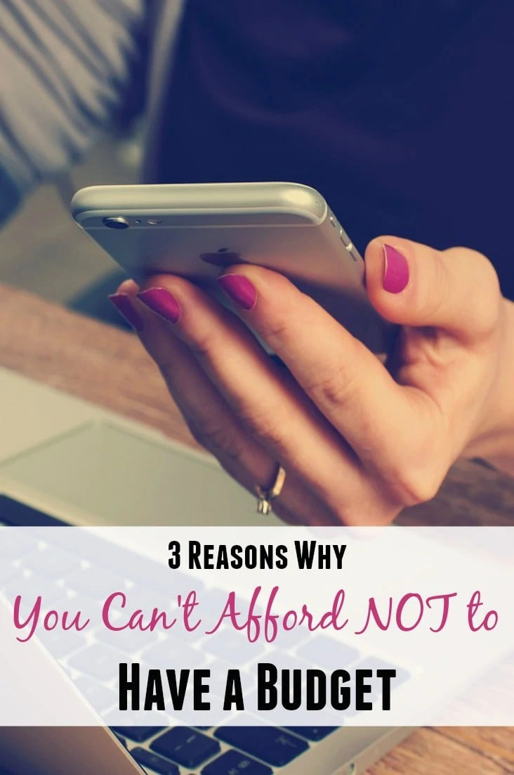Think you can't live on a budget? Think again! Check out these 3 reasons why you can't afford NOT to live on a budget!