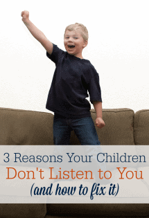 Children don't listen to you? Here are three possible reasons why (and how to fix it!) #MindfulParenting #ParentingTips #ChristianParenting