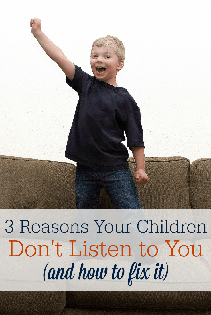 Children don't listen to you? Here are three possible reasons why (and how to fix it!)