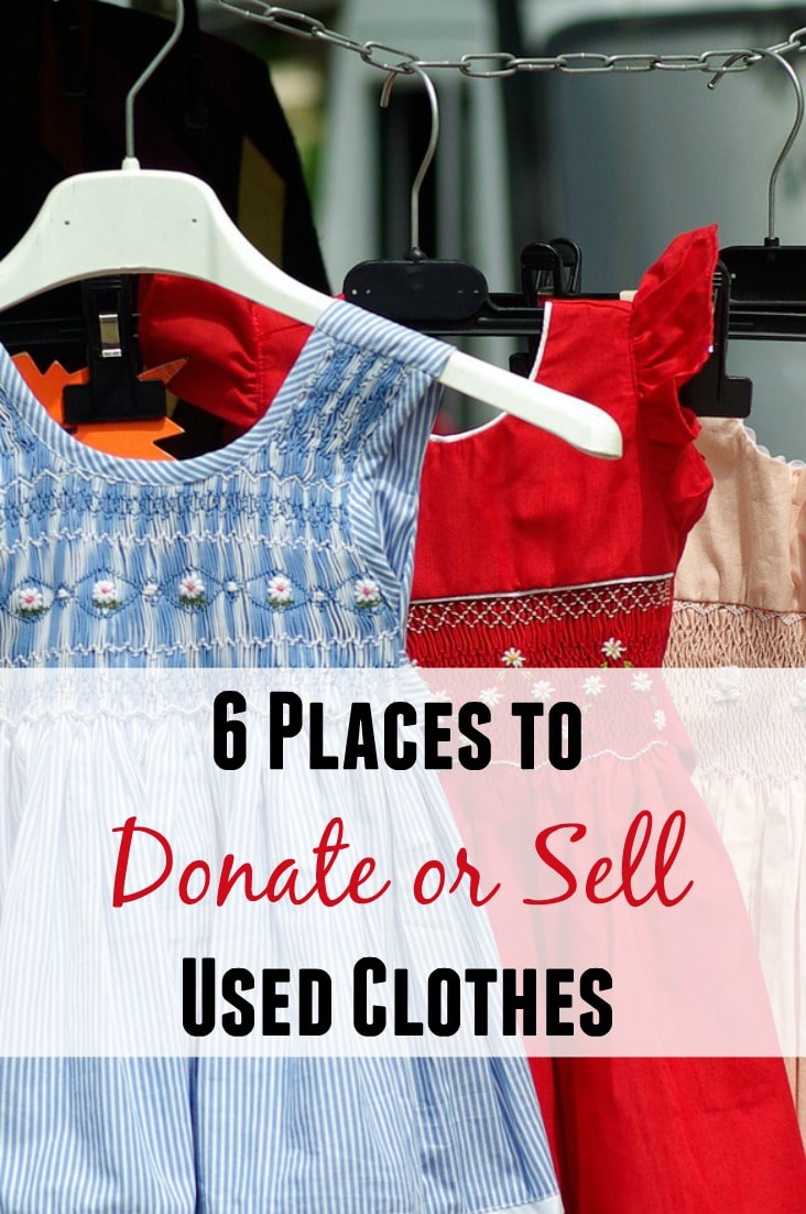 Sell, rent or give away your clothes