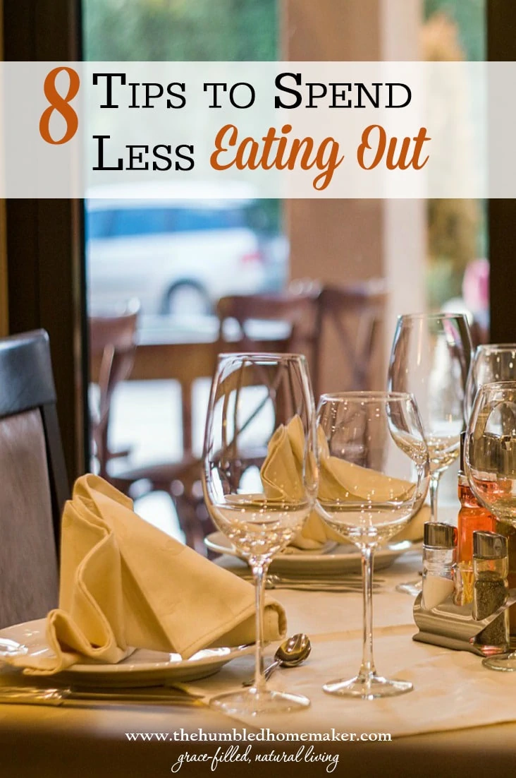 With some planning, you can spend less eating out and still have fun family time. 