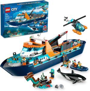 Giving our kids a Lego city set with a boat and other toys for Christmas.