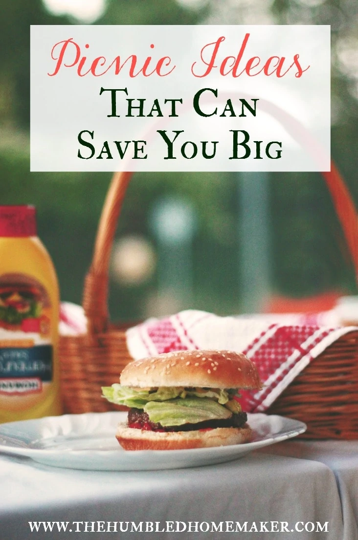 Pack a picnic instead of buying food out. Here are frugal picnic ideas that can save you over $1,500 a year!
