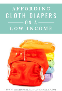 Cloth diapers are totally worth it, and can save you lots of money in the long run. But there's usually a big upfront cost to using cloth diapers! This post is all about affording cloth diapers on a budget, so you CAN use cloth, no matter what your income level!