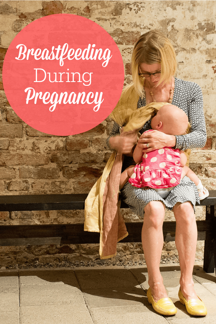 Many moms wonder if they can breastfeed during pregnancy. Here's answers to all of your questions about nursing while pregnant!