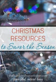 There are so many resources for celebrating Christmas and Advent with little ones! Here are some of my favorites.