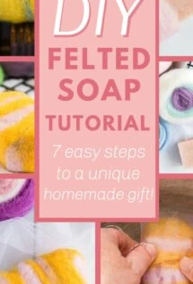 pictures of felted soap