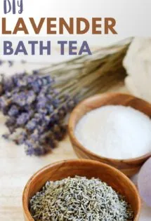 Diy lavender bath tea.