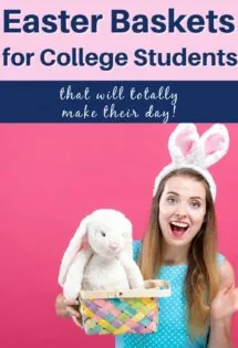 Looking for Easter basket ideas for college students that will brighten their day?