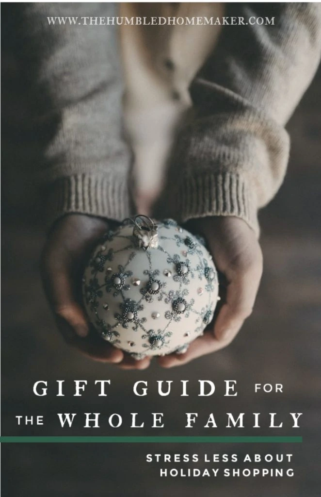 We hope this gift guide, which includes gifts you can buy ONLINE—without leaving your house—will help take the stress out of holiday shopping!