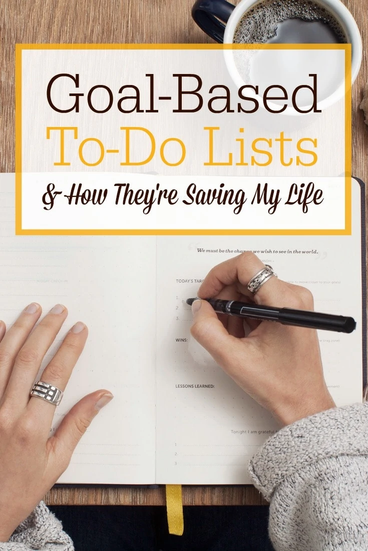 Want to get some of the BIG goals crossed off your to-do list? I've been using a new system this year that I am calling "goal-based to-do lists" and I'm excited to share it with you. This system will apply to both work-at-home moms and to homemakers--basically anyone who has a to-do list!