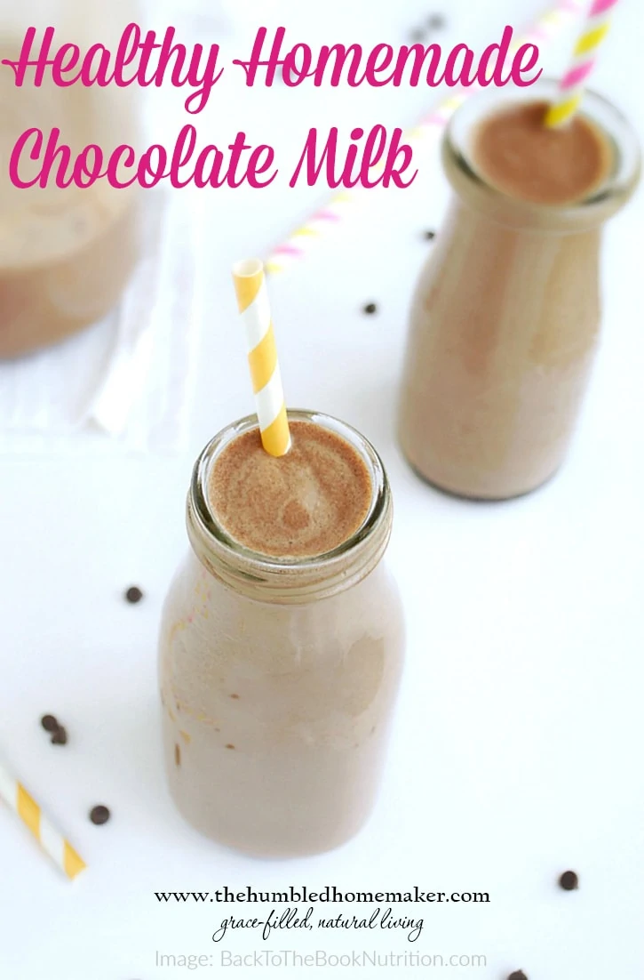 Rich and creamy chocolate milk in only 2 minutes! Refined sugar free, gut friendly, and kid-approved!