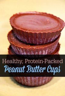 Homemade Protein-Packed Peanut Butter Cups {Healthy, Easy & Sugar Free!}