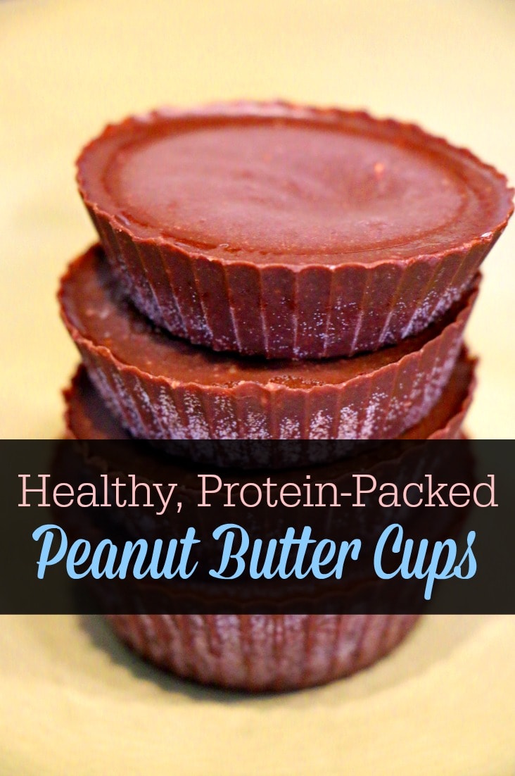 These homemade chocolate peanut butter cups are dairy, sugar, and gluten free...and they're packed with protein! I love this healthy snack even better than Reese's!