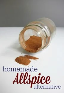 Allspice isn't something I normally keep on hand. When a recipe calls for it, I mix up this quick homemade allspice alternative, instead!