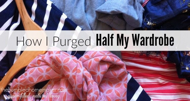 Do you want to declutter your closet? Here are three key things that helped Elsie purge half her wardrobe!