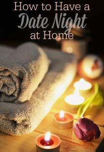 I love these ideas for having a date night at home with your spouse! They're great for Valentine's Day when you want to avoid the crowds, or any time of year that you want to have a date night on a budget! #DateNight #MarriageTips #BudgetDateNight