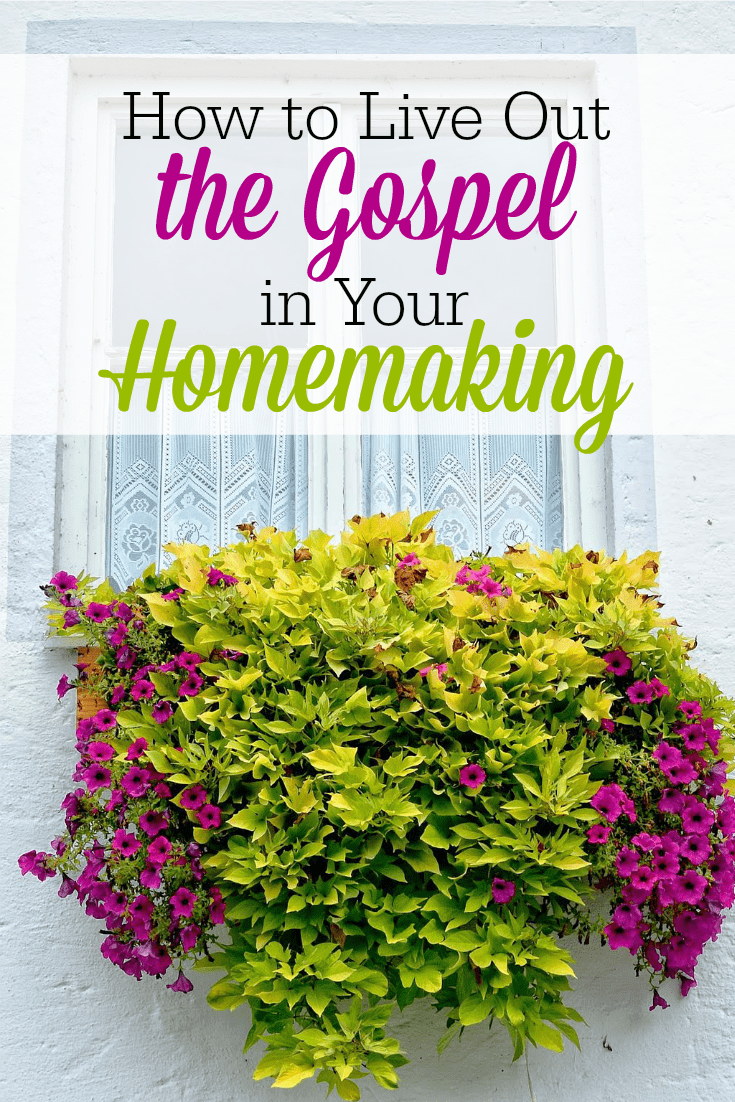 There is nothing more powerful in home than for us to live out the gospel in our homemaking. This means we must examine our goals, anchor our homes in truth, live love and take joy every day!