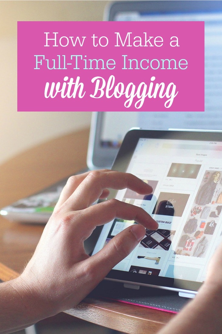 Want to make a full-time income blogging? It's completely possible, and I'll show you how to do it in this post! 