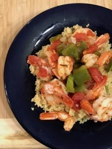 Mediterranean Quinoa with Shrimp with Recipe