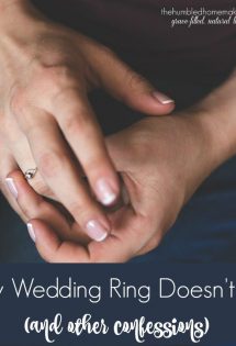 A few weeks ago, I took off my wedding ring, and I haven't been able to get it back on. I realized I had gained weight--and that this was the year to re-gain control of my health. 