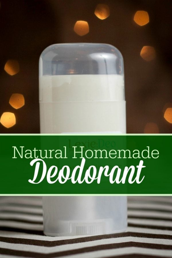 Homemade Natural Deodorant Recipe