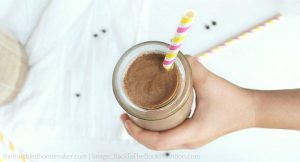 Rich and creamy chocolate milk in 2 minutes! Refined sugar free.