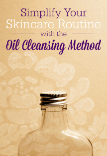I have been using the oil cleansing method for about two years now and I'm hooked. In combination with a real food diet, it's done a lot for my skin: cleared up acne, erased lines, and added moisture. It sounds weird to clean your face with oil, but it works! It removes all the makeup, too!