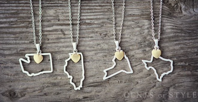 Cents of Style State Necklace