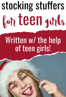 100 stocking stuffers for teen girls written w the help of teen girls.