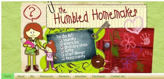 The Original Humbled Homemaker Header