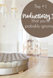 This productivity tip is simple and free. Yet I ignored it for years! This was a game changer for me, and it can be for you, too! 