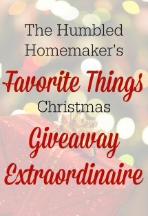 This year's Christmas giveaway is extra special! I approached companies whose products I love so that I could share them with all of you!