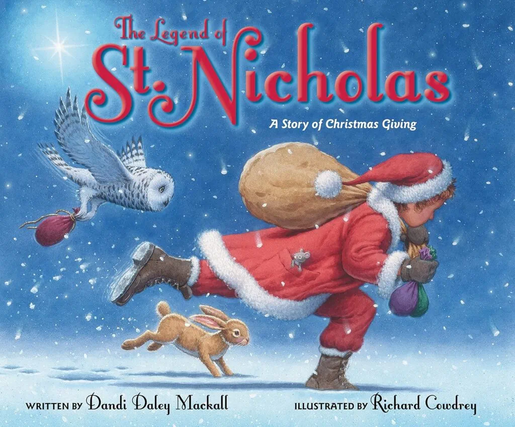 A book cover explaining Santa.