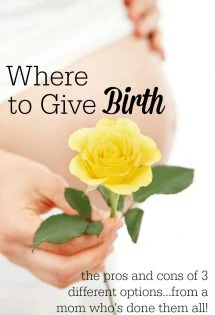 If you're pregnant, it's a good time to consider where to give birth.