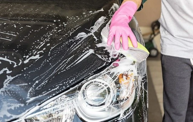 Wash and wax your car to protect it from harsh winter weather.