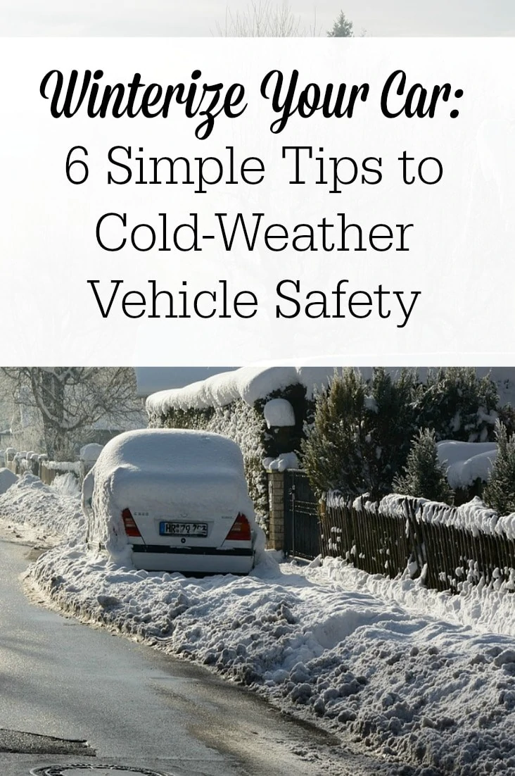 It's important to winterize your car--for both the safety of your family and to save money! Unprepared cars can break down, costing your family more than you bargained for! Check out these six simple tips to cold-weather vehicle safety! 