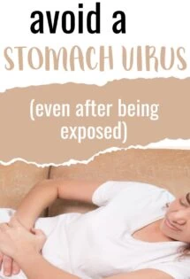 Dark-haired Asian girl writhing in pain from an apparent stomach virus she was unable to avoid after she tried to avoid a stomach virus after being exposed
