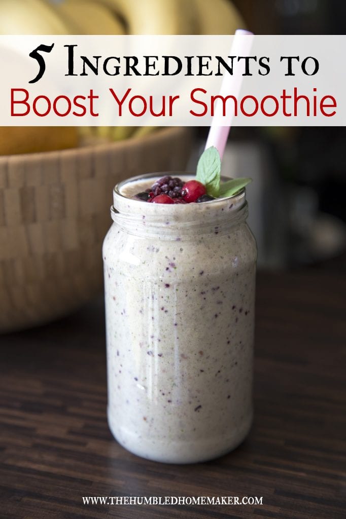 ingredients to boost your smoothie