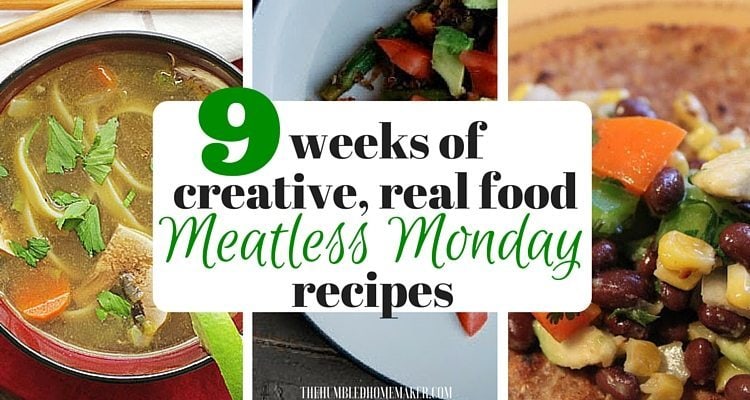 Looking for Meatless Monday meal ideas? Check out these 9 ideas for a lot more than pasta or green salads!